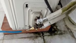 Aire acondicionado con fuga de gas